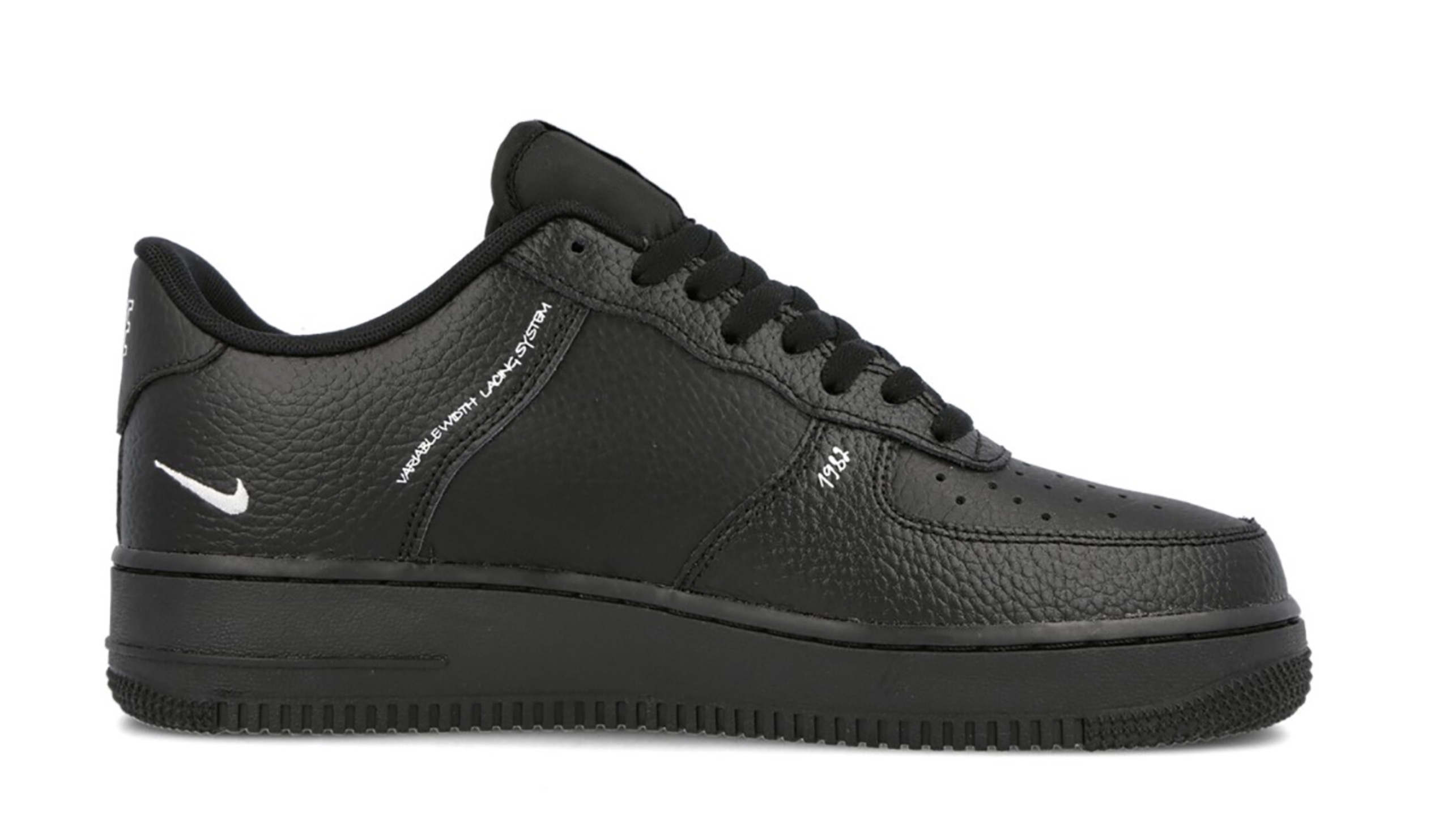 A Closer Look At The Upcoming Nike Air Force 1 'Sketch Swoosh' In Black 4
