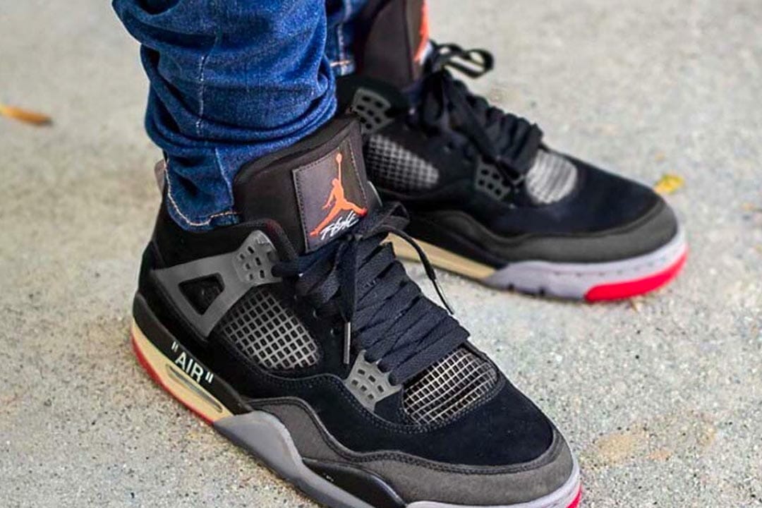 Off-White x Air Jordan 4 "Bred"