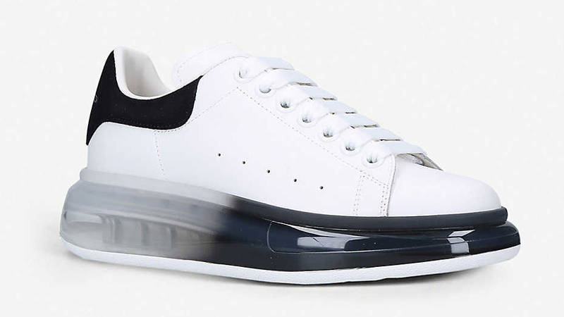 Alexander McQueen Runway Leather White Black