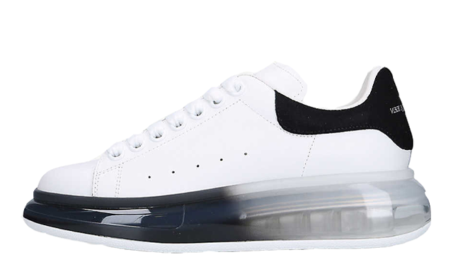 Alexander McQueen Runway Leather White Black