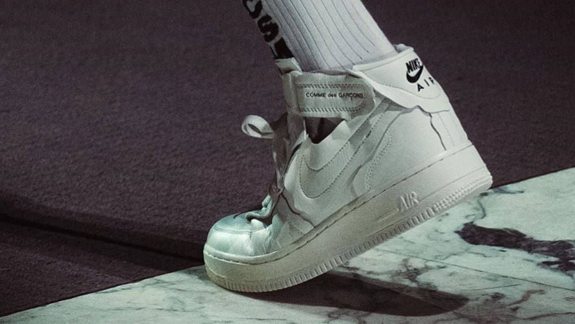 A First Look at the COMME des GARÇONS x Nike Air Force 1 Mid | The Sole ...