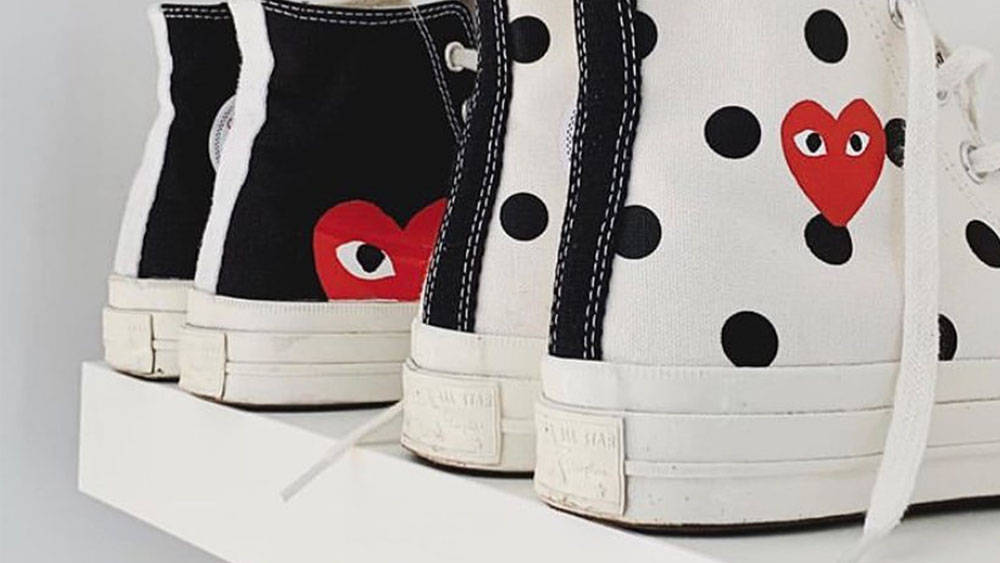 These 12 Comme des Garçons Play x Converse Designs Just Dropped At ...