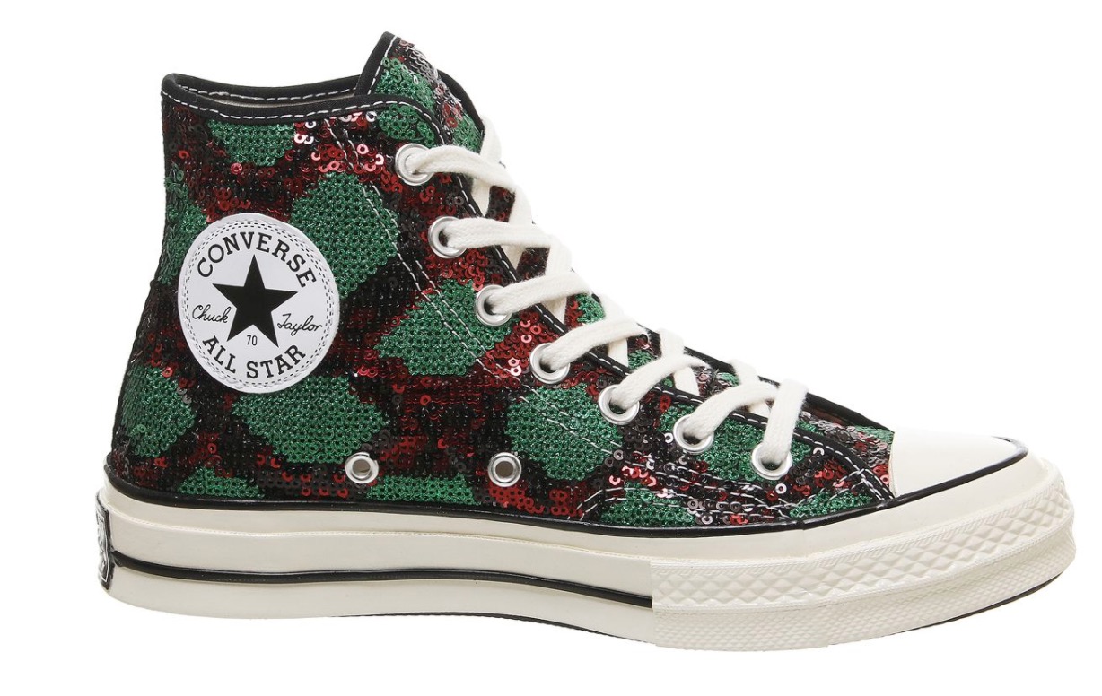 Converse All Star Hi '70s Red Green Snake Charm