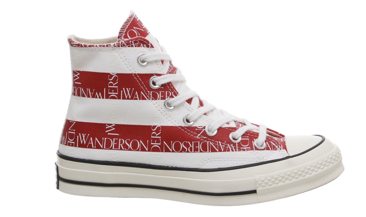 Converse J W Anderson All Star Hi '70s White Red
