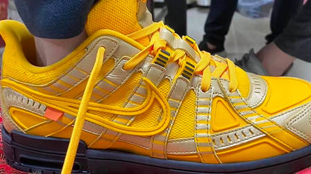 Your Best Look Yet at the Off-White x Nike Rubber Dunk "University Gold"