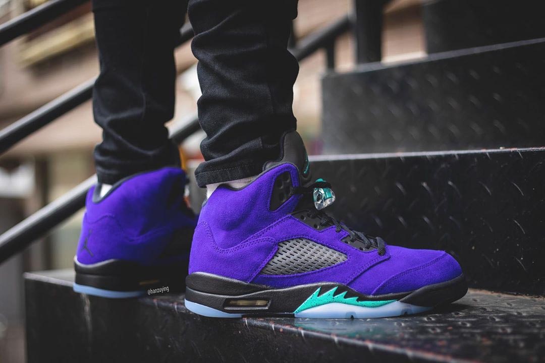 air jordan 5 purple