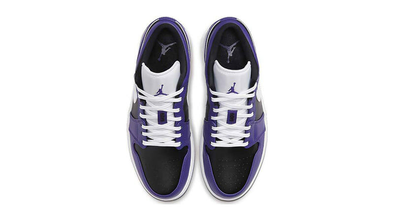 Jordan 1 Low Court Purple 553558-501 middle