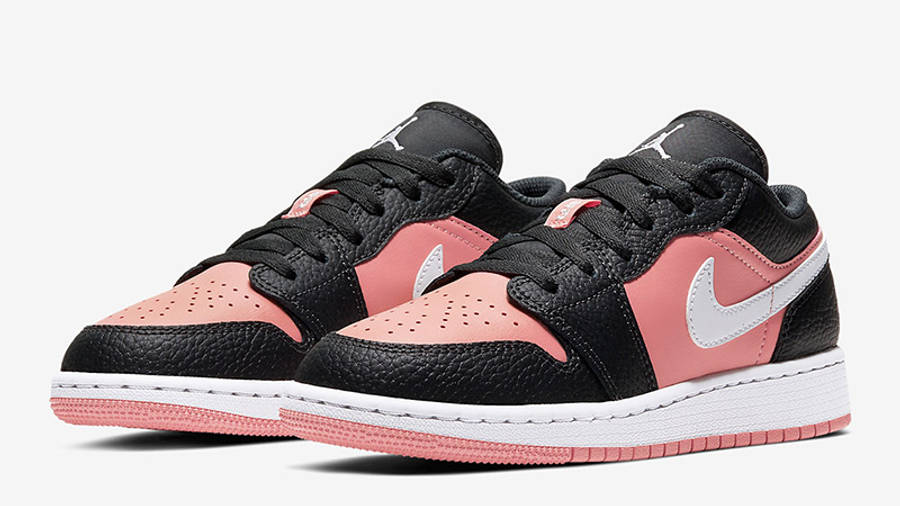 air jordan low pink and black