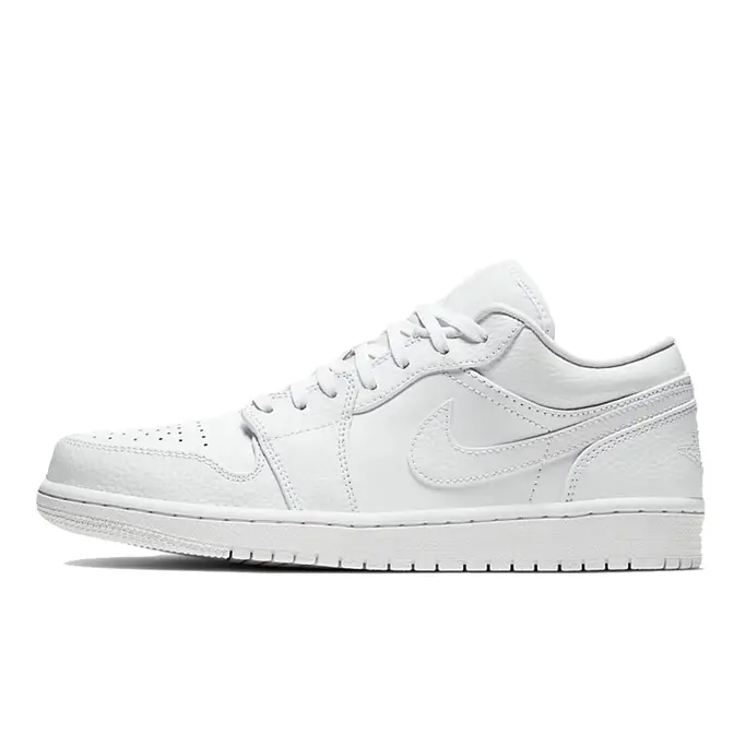 Air Jordan 1 Low Triple White | Where To Buy | 553558-130 | The Sole ...