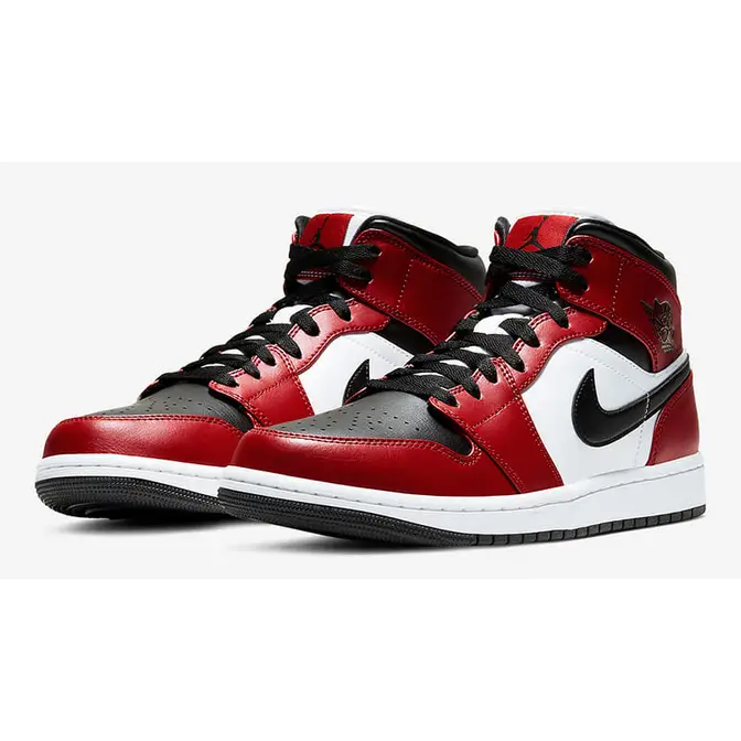 Jordan 1 Mid Chicago Black Toe | Where To Buy | 554724-069 | The Sole ...