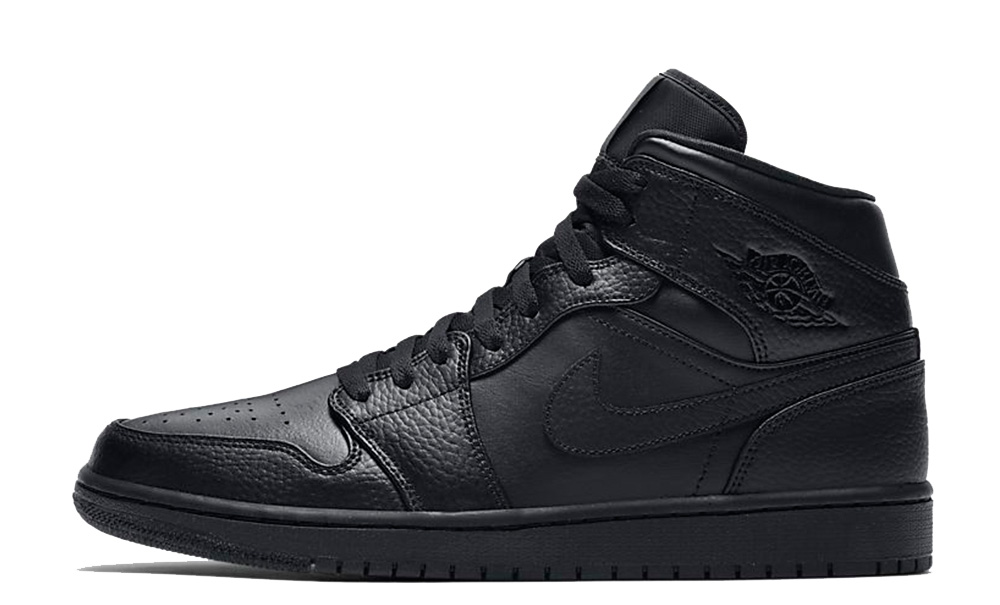 Jordan 1 Mid Triple Black | Where To Buy | 554724-091 | The Sole Supplier