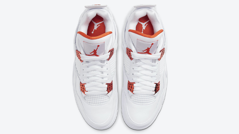 Jordan 4 deals orange metallic