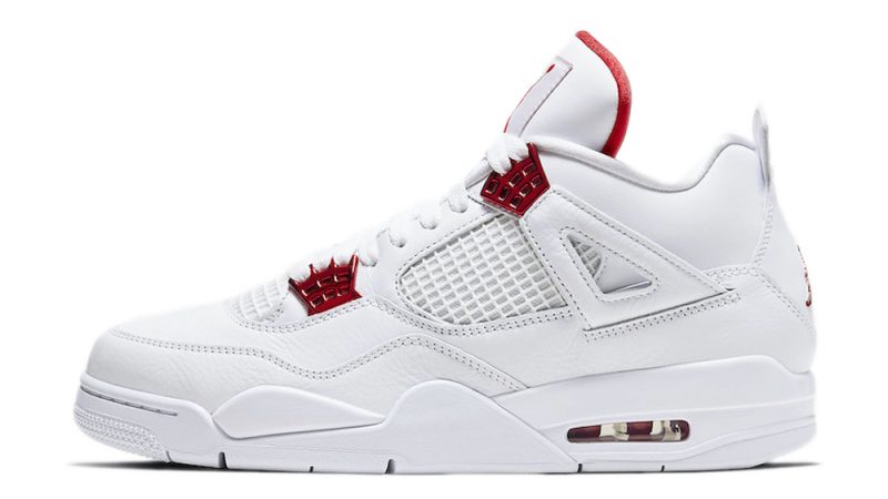 jordan 4 red and white