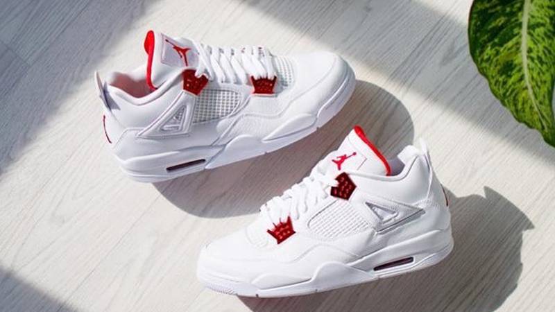 Jordan 4 Metallic Pack White Red Where To Buy Ct8527 112 The Sole Supplier