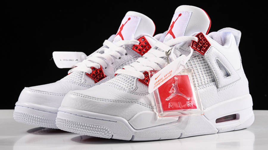 Jordan 4 Metallic Pack White Red Where To Buy Ct8527 112 The Sole Supplier