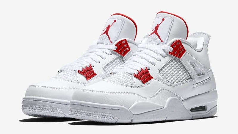 jordan 4 metallic red footlocker