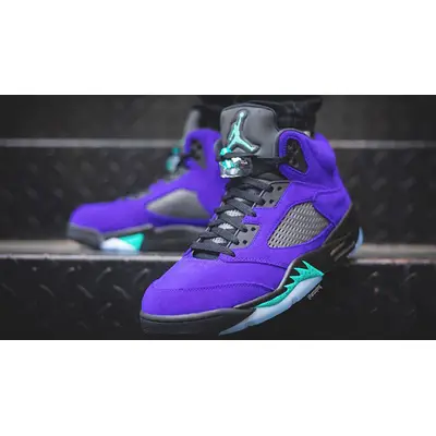 Black grape 5s on feet hotsell