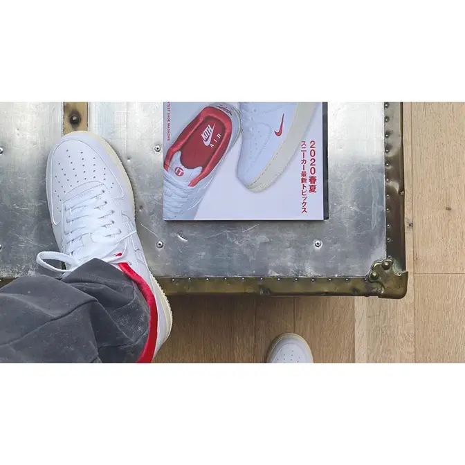 KITH x Nike Air Force 1 Low White Red