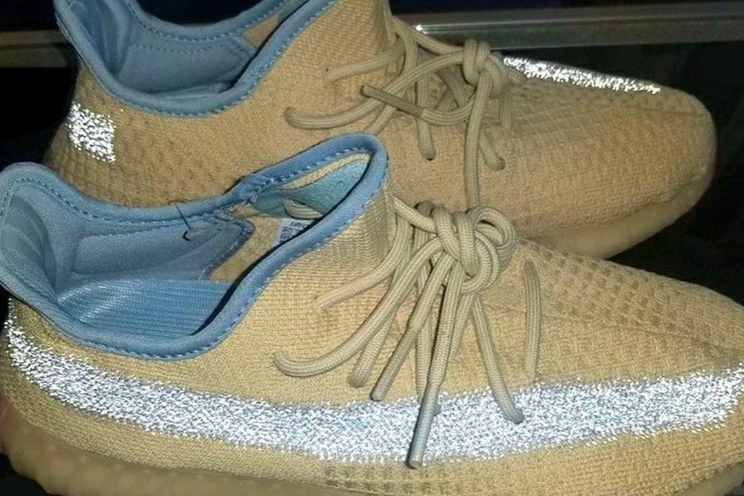 yeezy 350 v2 linen reflective
