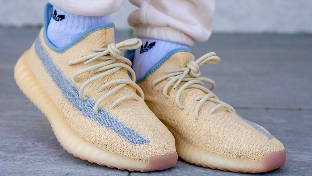 Image via yankeekicks Yeezy Boost 350 V2 "Linen"