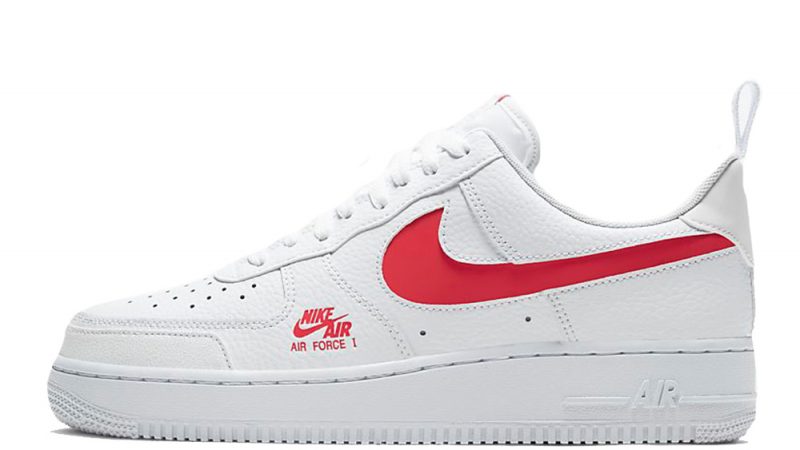 nike air force 1 lv8 utility white red