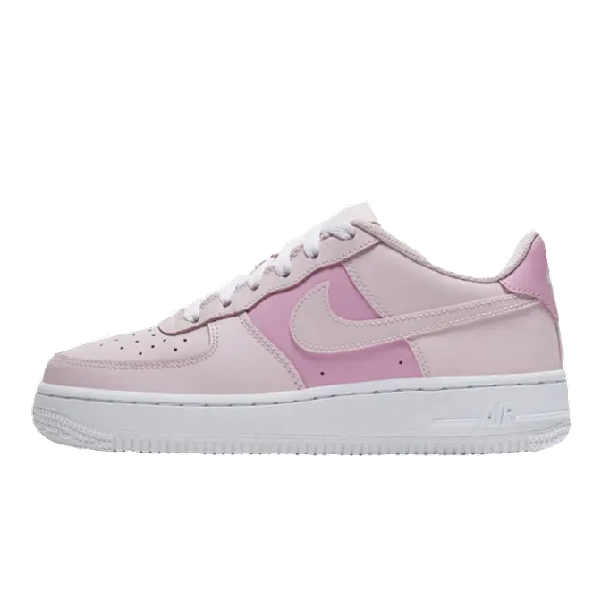 Nike air force 1 pink outlet bottom