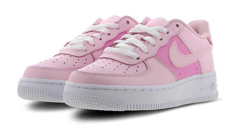 Nike Air Force 1 Pink Foam (GS) Kids' - CV9646-600 - US