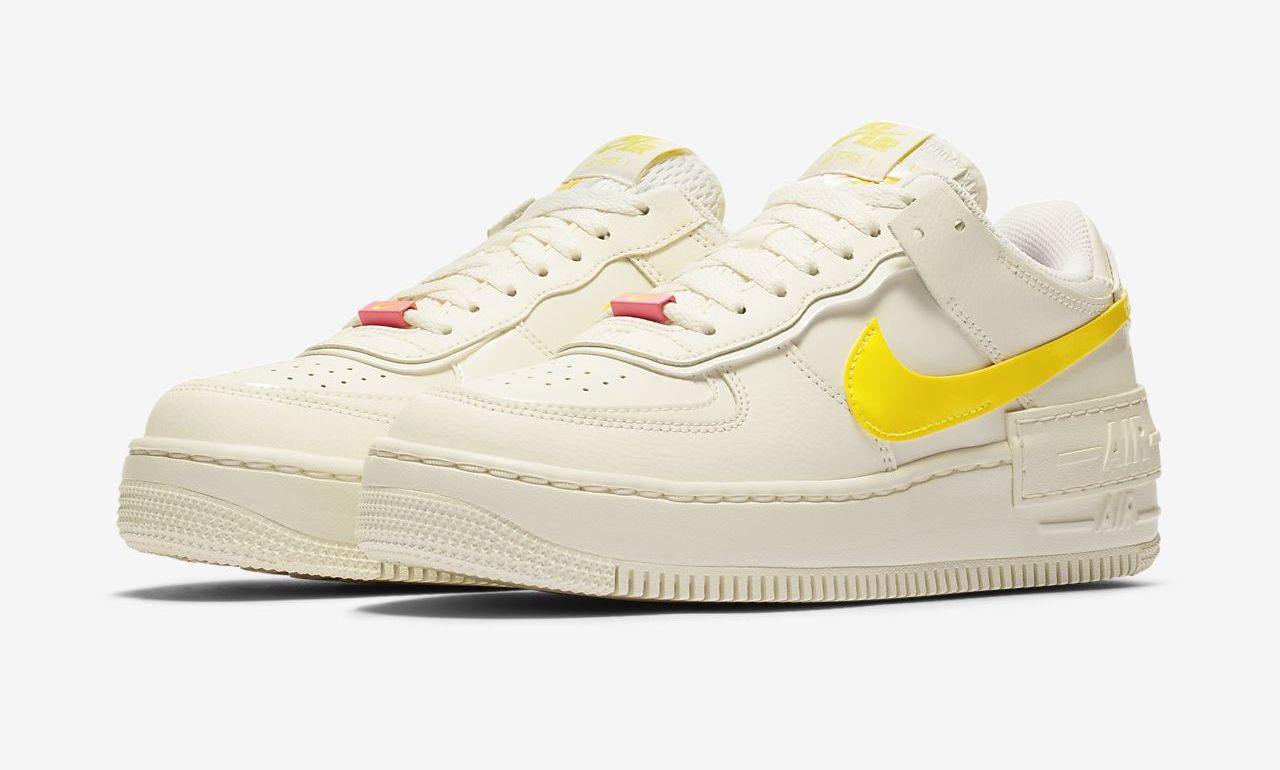 Nike Air Force 1 Shadow Cream Yellow front