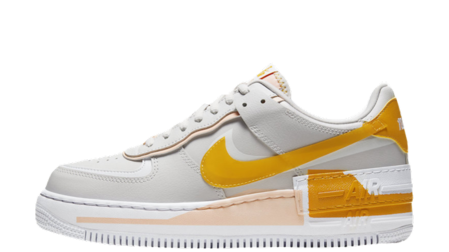 Nike Air Force 1 Shadow Vast Grey/Pollen Rise | Where To Buy | TBC | The Sole Supplier