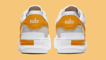Nike's Popular Vast Grey Air Force 1 Shadow Gets Stamped With Golden Swooshes Nike's Popular Vast Grey Air Force 1 Shadow Gets Stamped With Golden Swooshes