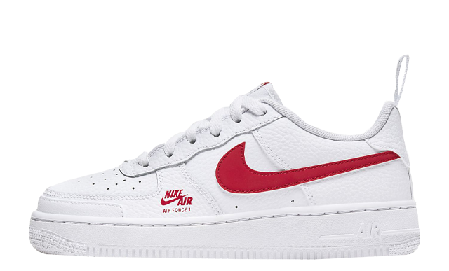 Nike Air Force 1 Utility White Red