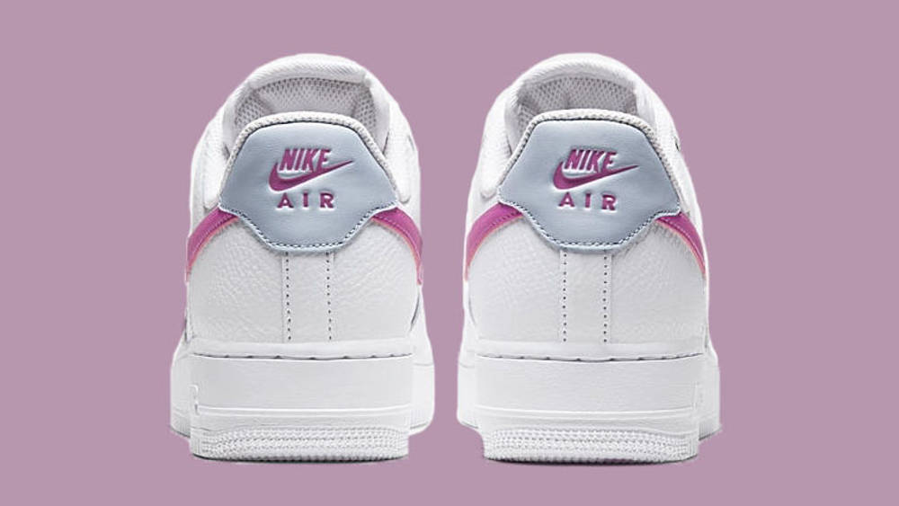 Nike Air Force 1 White Pink Silver copy Nike Air Force 1 White Pink Silver copy