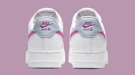 Peep The Hot Pink Swooshes On This Pretty Air Force 1 Peep The Hot Pink Swooshes On This Pretty Air Force 1