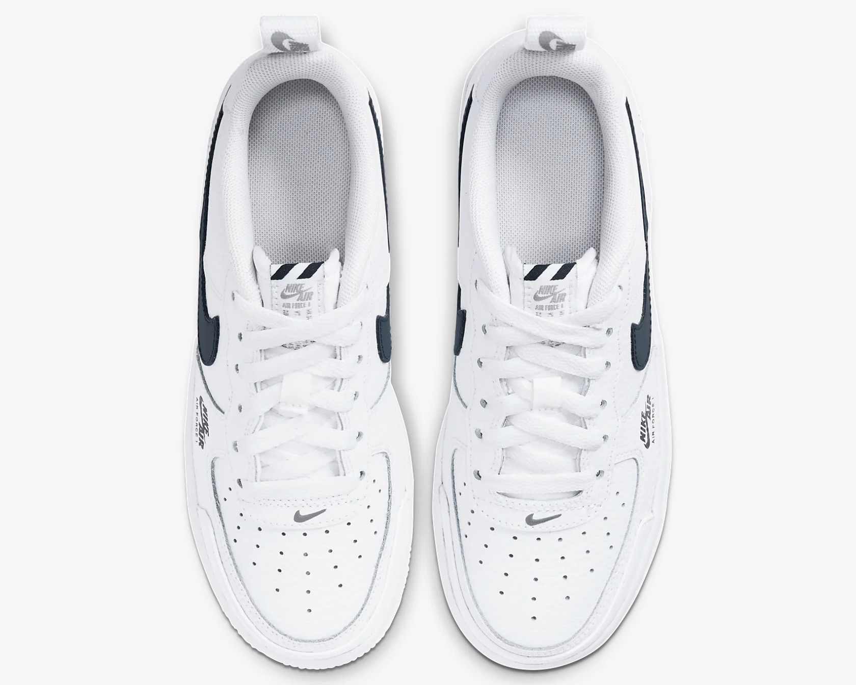Nike Air Force 1 Â White:Light Smoke Grey:Obsidian CZ4203-101 2