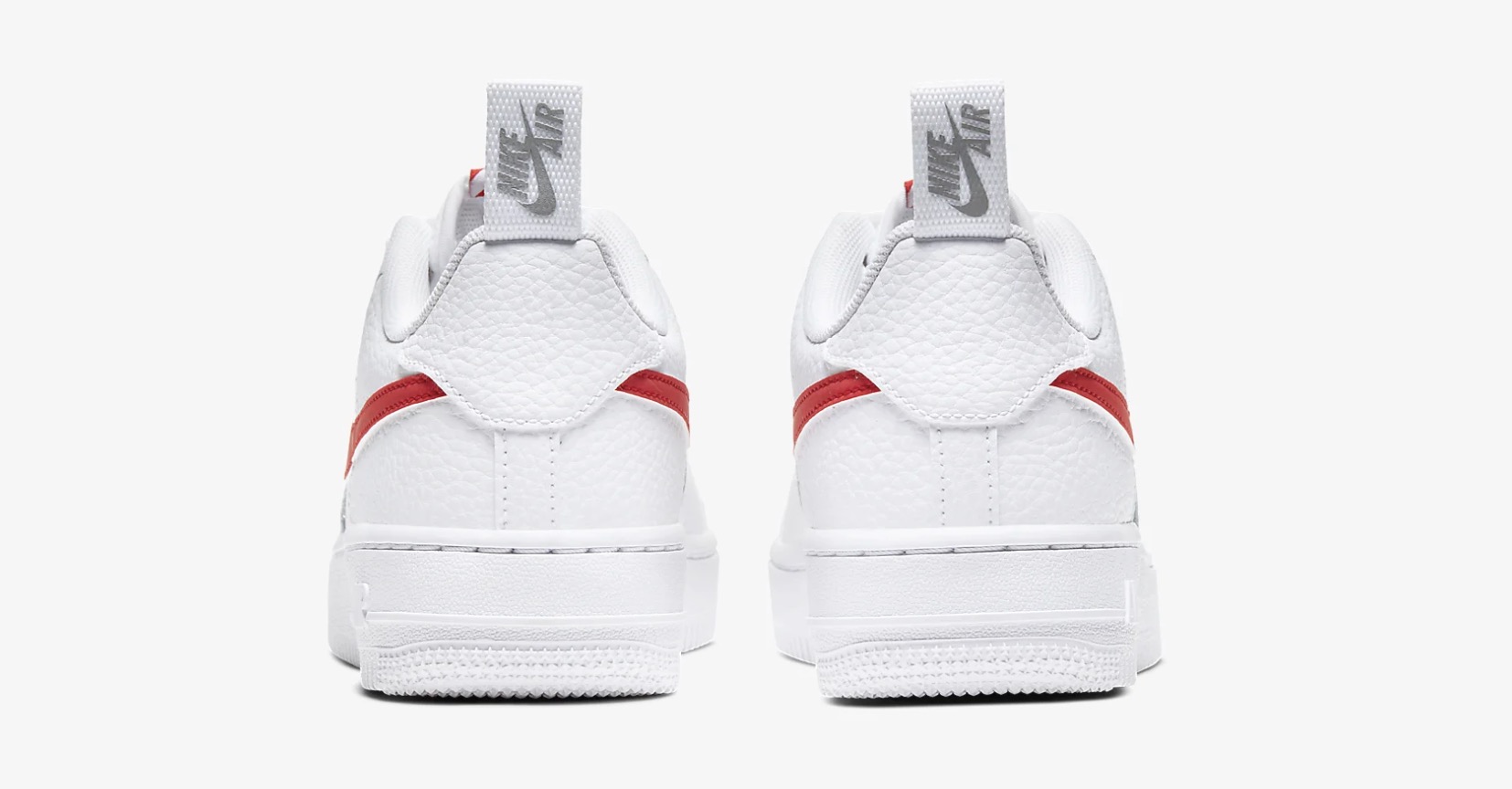 Nike Air Force 1 White:Light Smoke Grey:University RedÂ CZ4203-100