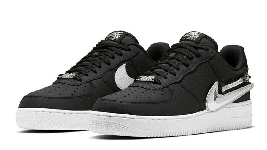 Nike Air Force 1 Zip-On Swoosh Black | Where To Buy | CW6558-001 | The ...