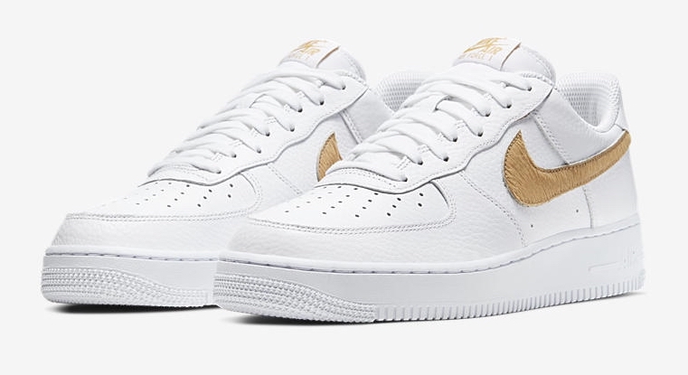 Nike Air Force. 1 White Club Gold front
