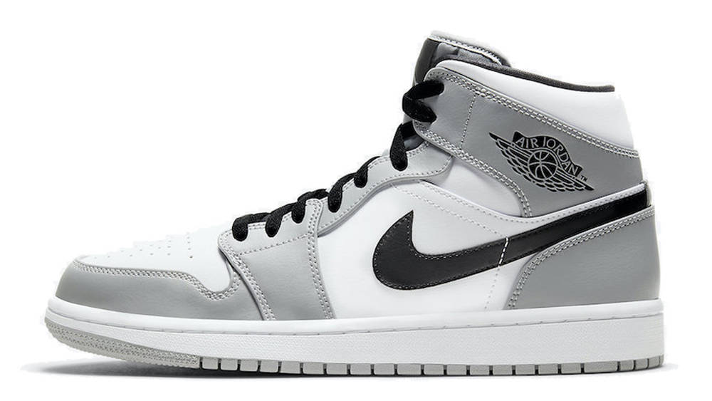 Nike Air Jordan 1 Mid Light Smoke Grey Nike Air Jordan 1 Mid Light Smoke Grey