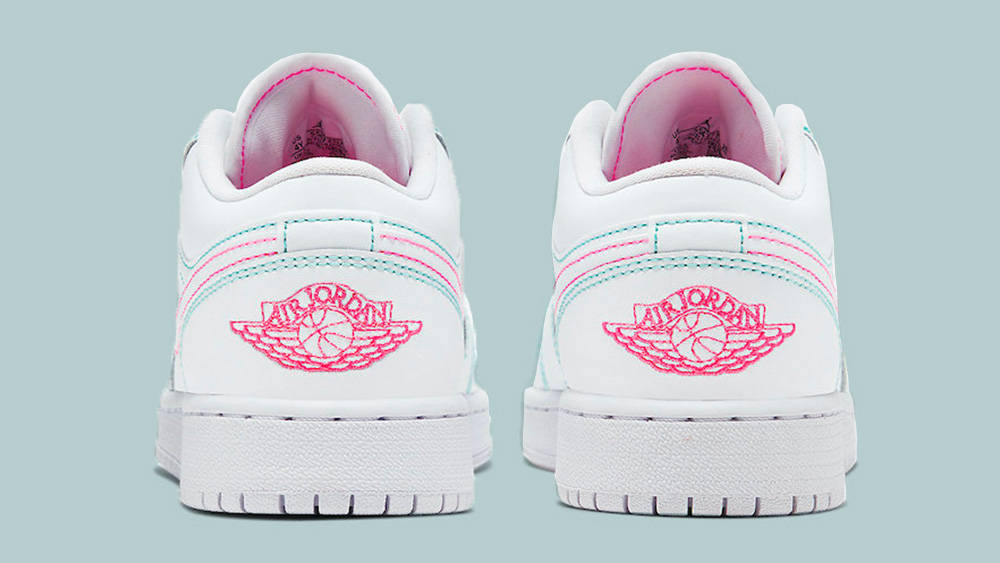 Nike Air Jordan 1 Outline Teal Pink