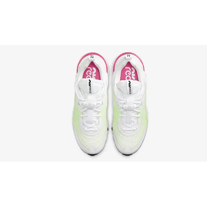 nike air max 270 react eng pink and white