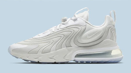 The Nike Air Max 270 React ENG Has Just Surfaced In A Triple White Palette The Nike Air Max 270 React ENG Has Just Surfaced In A Triple White Palette