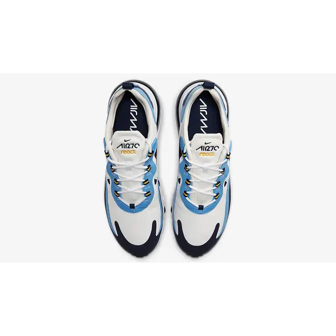 Nursery air max 270 react trainer midnight navy hotsell / metallic silver