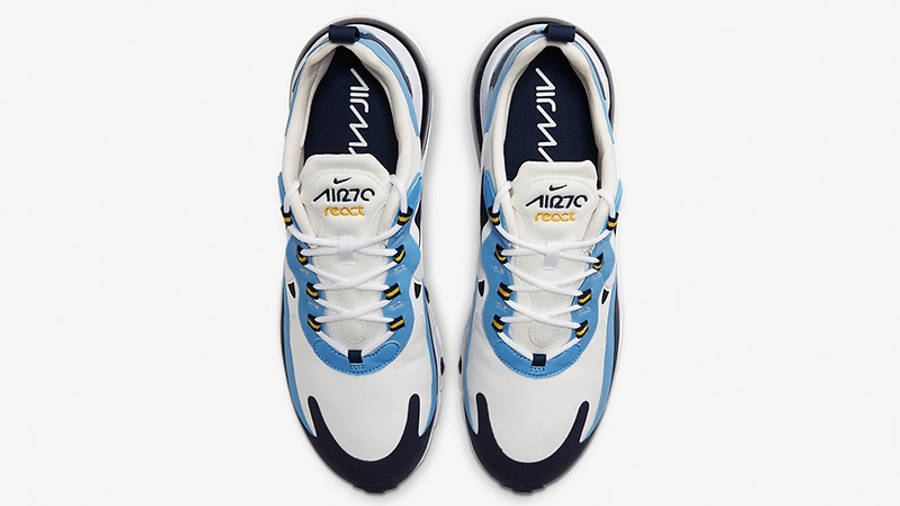 Nike Air Max 270 React White Midnight Navy Where To Buy Ct1264 104 The Sole Supplier