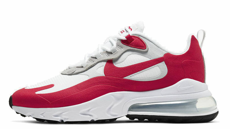 nike air max 270 react white and red