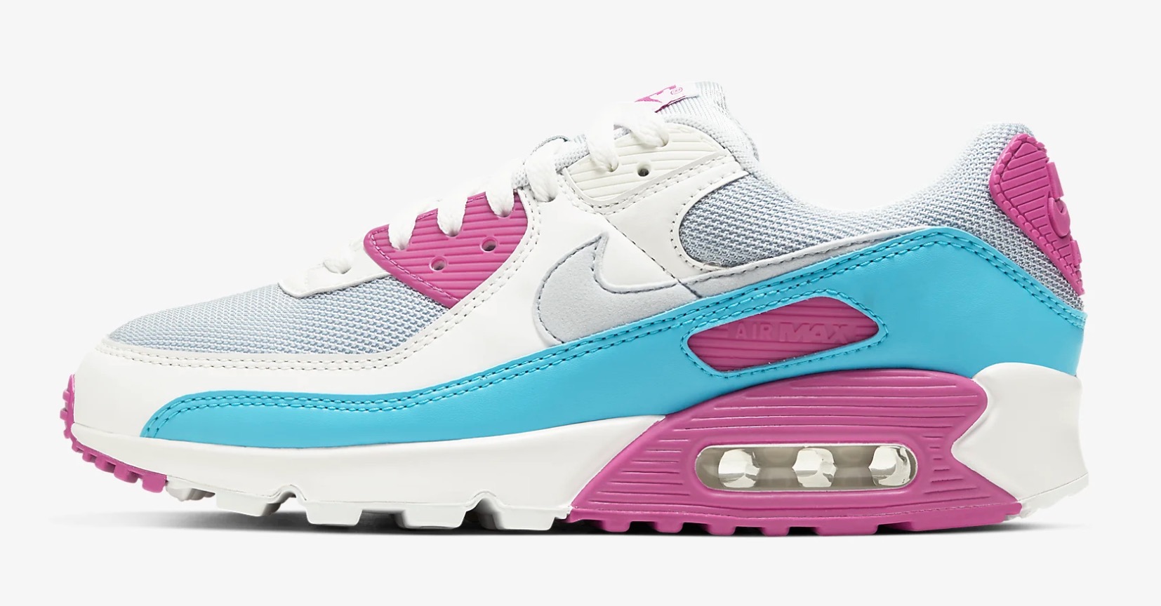 Nike Air Max 90 Fire Pink:Football Grey CT1030-001 4