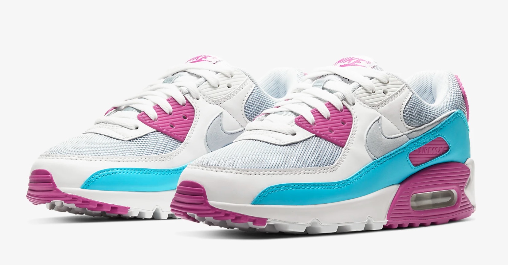 Nike Air Max 90 Fire Pink:Football Grey CT1030-001