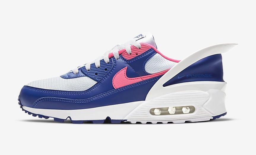 Nike Air Max 90 Flyease Blue Pink