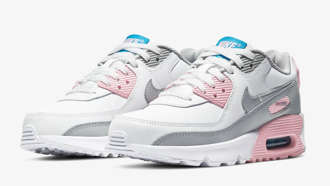 blue and pink air max 90