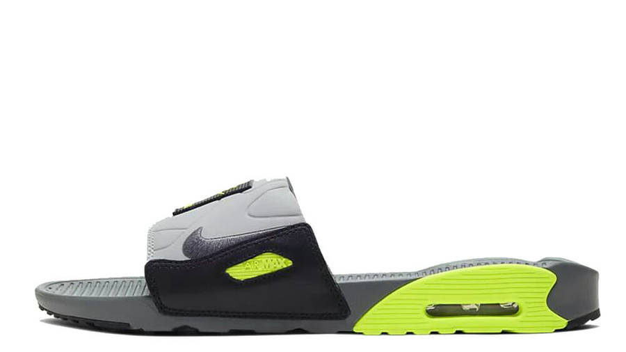 Nike Air Max 90 Slide Grey Volt | Where 