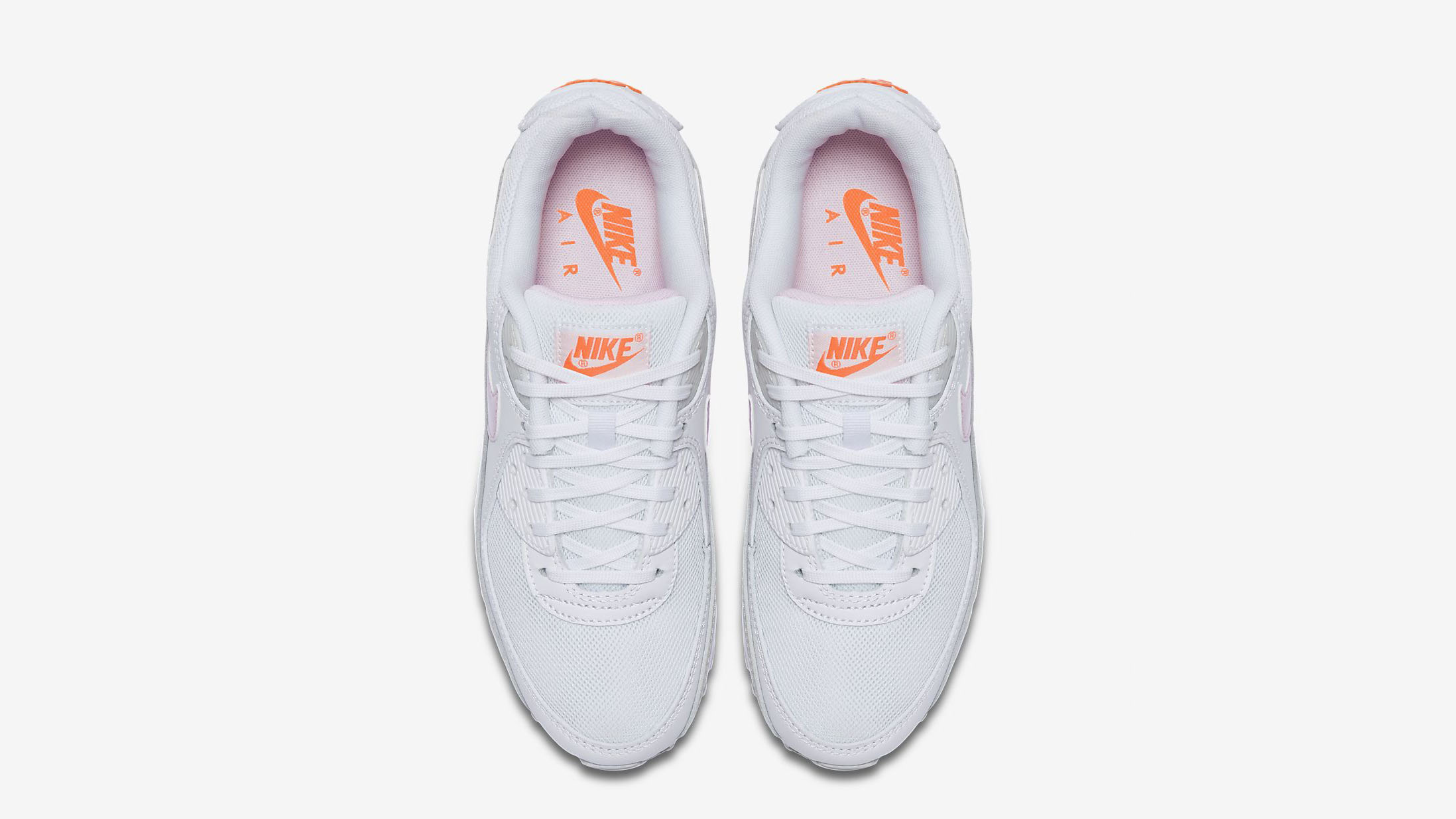 Nike Air Max 90 White Pink orange